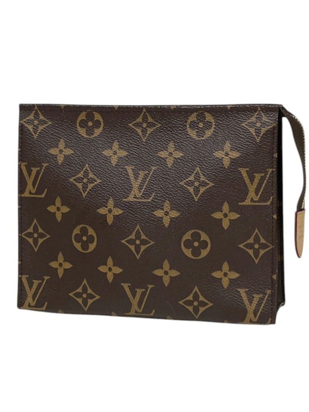 Louis Vuitton Poche Makeup Pouch Monogram Brown